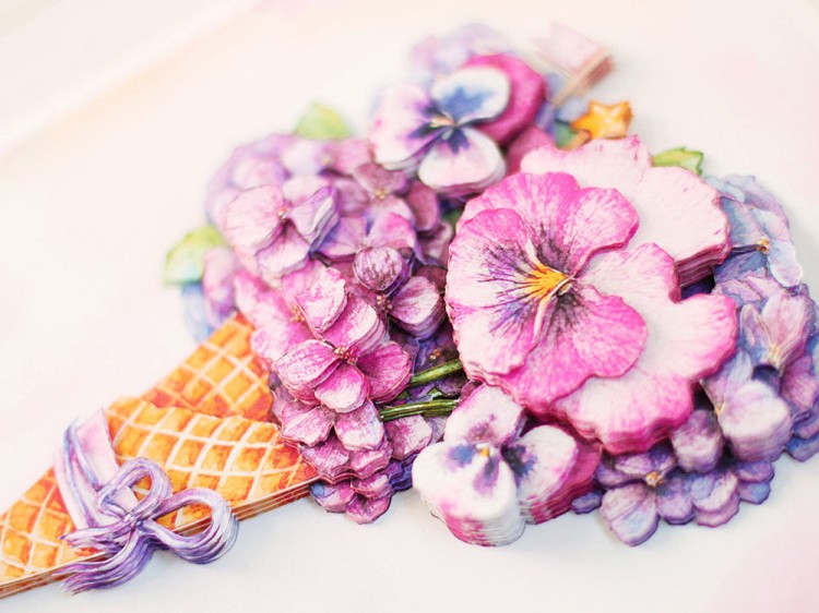 Папертоль «Цветочный десерт» — картинка 2