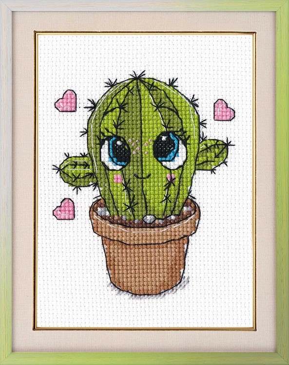 Набор для вышивания «Маленький кактус» — картинка 2