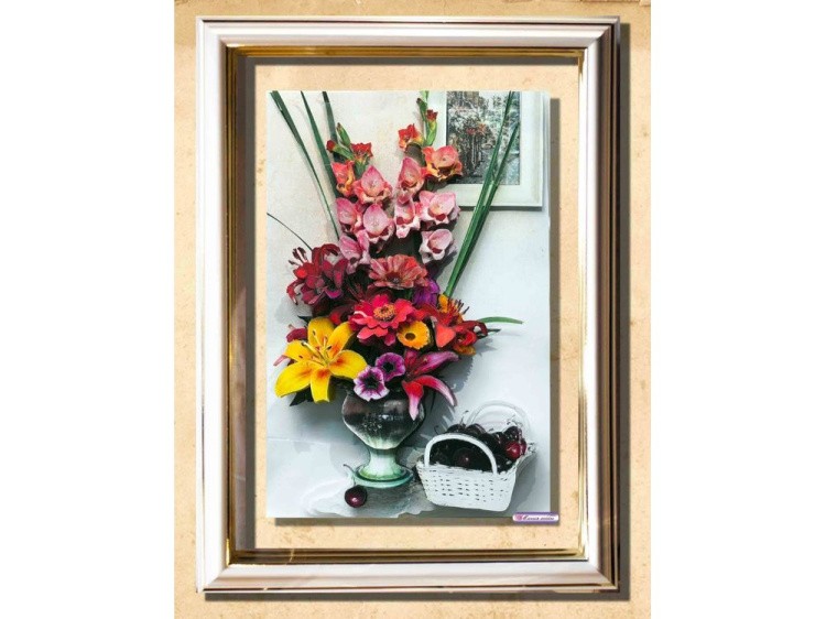 Рамка-аквариум со стеклом с прозрачным дном для папертоли — картинка 4