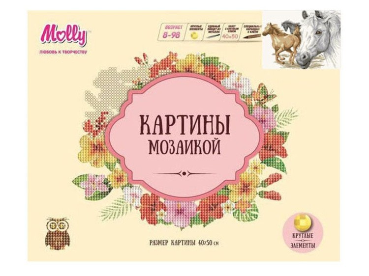 Алмазная вышивка «Портрет лошади» — картинка 2