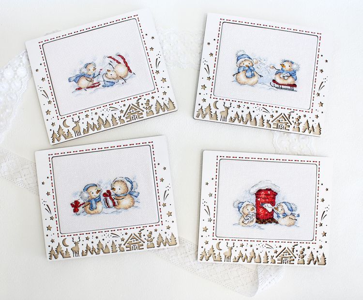 Рамка средняя «Зимний пейзаж» — картинка 2