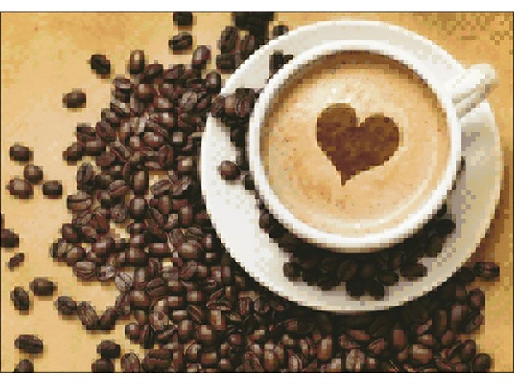 Алмазная вышивка «Кофе для нее» — картинка 2