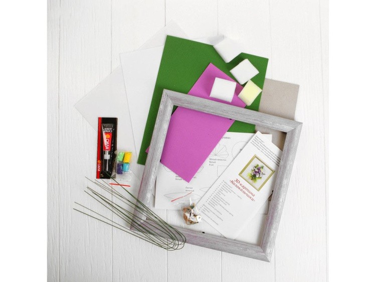 3D-картина из фоамирана «Колокольчики» — картинка 2