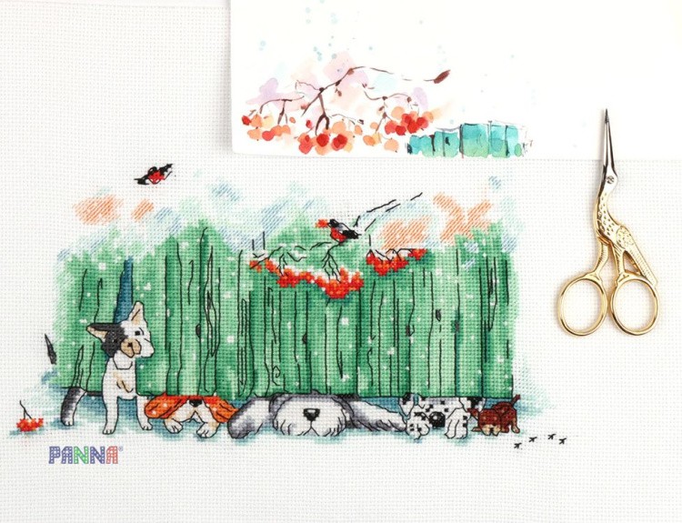 Набор для вышивания «Любопытные носы» — картинка 2