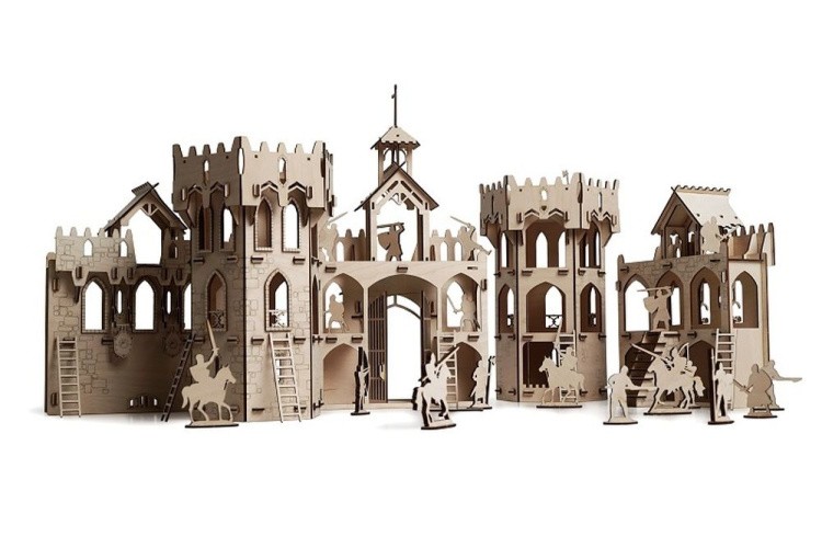 Конструктор из дерева «Рыцарский замок» — картинка 3