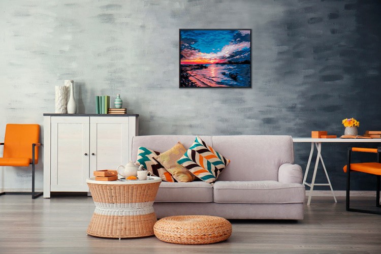 Картина по номерам «Закат на побережье» — картинка 5