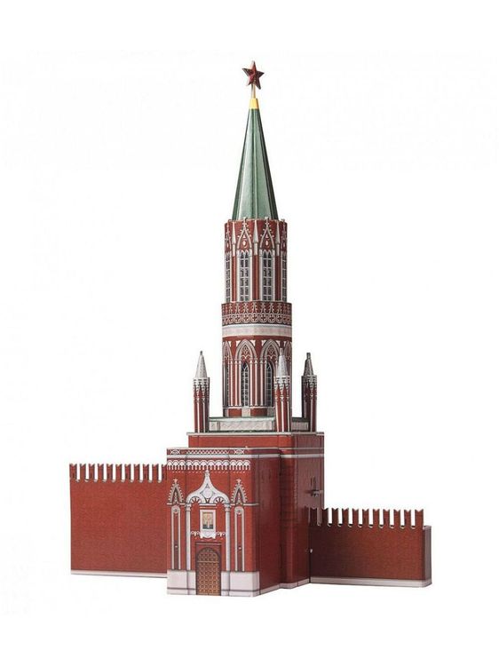 Сборная модель из картона «Никольская Башня» — картинка 3