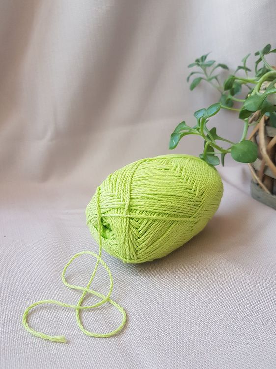 Пряжа Камтекс Мягкий хлопок (026), салатовый, 5 шт. по 100 г — картинка 3