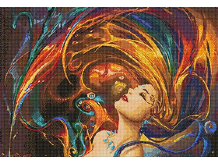Алмазная вышивка «Музыка мыслей» — картинка 3
