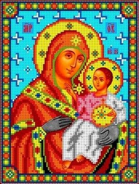 Рисунок на ткани «Богородица Вифлеемская»