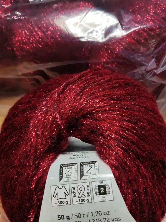 Пряжа YarnArt Manhattan (913), вишневый-красный, 5 шт. по 50 г — картинка 3