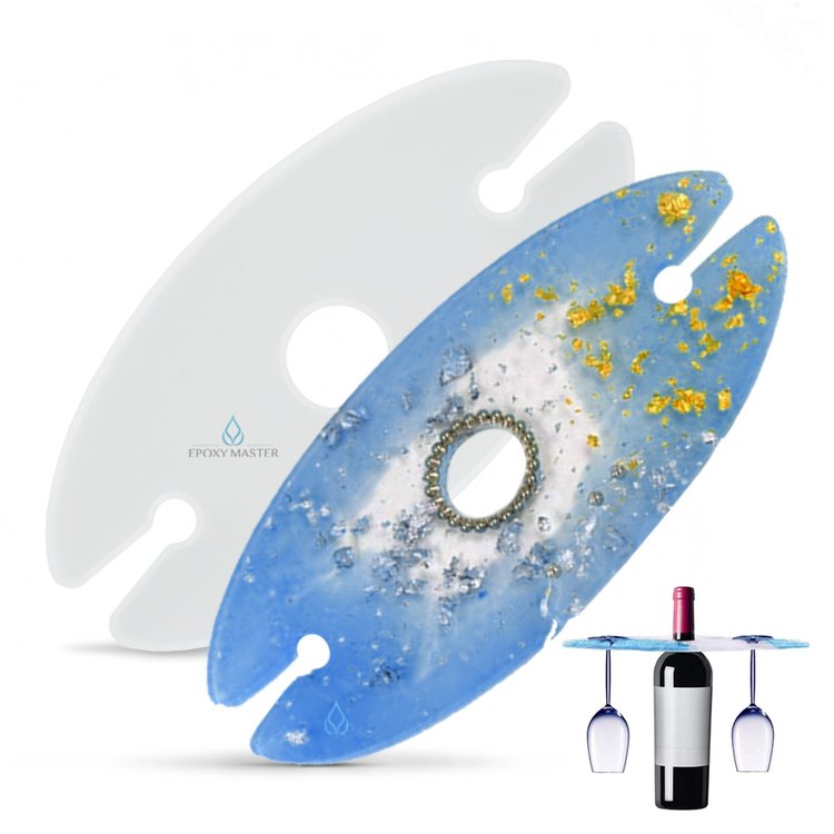 Силиконовый молд - Держатель для бокалов, 22х11см — картинка 2