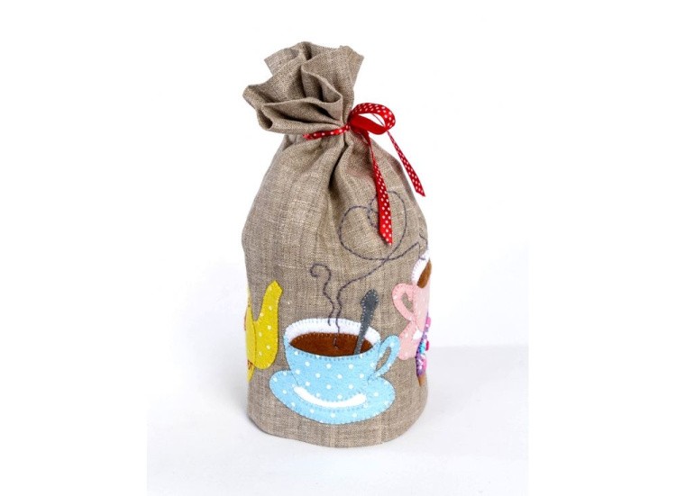 Набор для шитья «Чаепитие» (грелка на чайник) — картинка 4