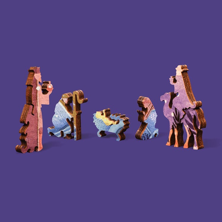 Деревянные пазлы DAVICI «Рождественский ангел» — картинка 4