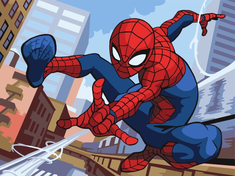 Картина по номерам «Spider-Man»