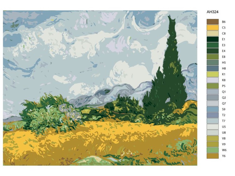 Картина по номерам «Сухое лето» — картинка 2