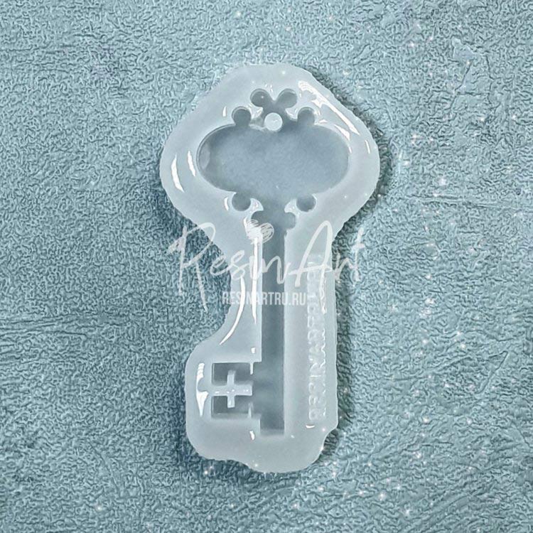 Елочная игрушка Ключик №4 - Силиконовый молд, ResinArt — картинка 2