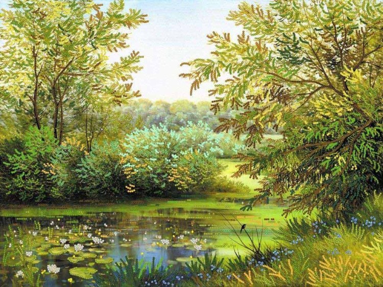 Набор вышивки бисером «Заводь» — картинка 2