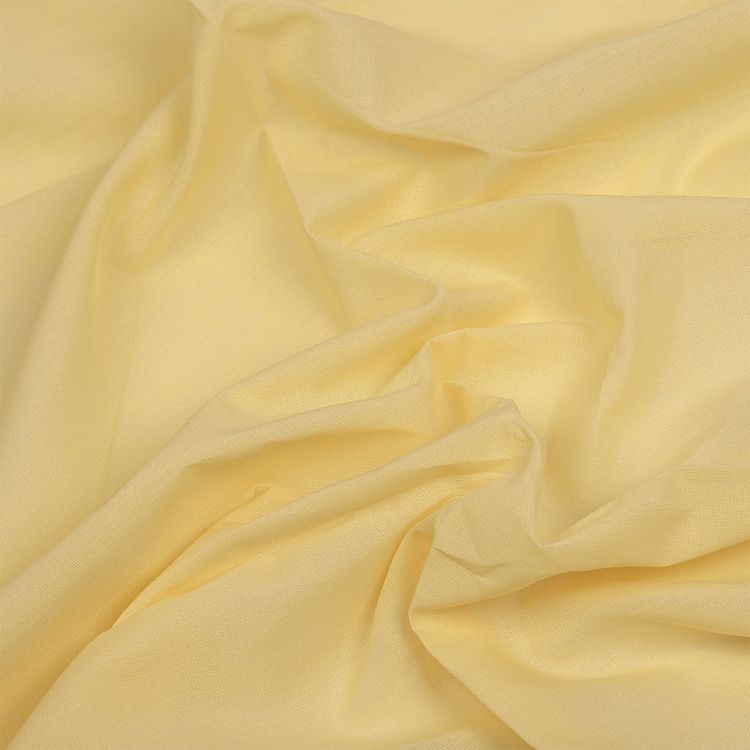 Ткань Батист, 1 м х 150 см, 72 г/м², цвет: желтый, TBY — картинка 4