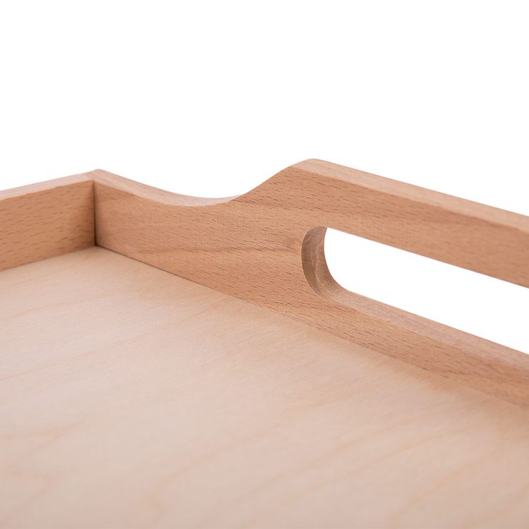 Заготовка для декорирования «Поднос», 40х40х5,5 см, бук, 1 шт., Mr. Carving — картинка 2