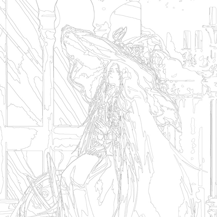 Картина по номерам «Elden Ring Элден Ринг: Ренни Колдунья» — картинка 3