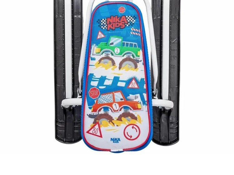 Снегокат детский со спинкой Тимка спорт 4-1 с машинками — картинка 7