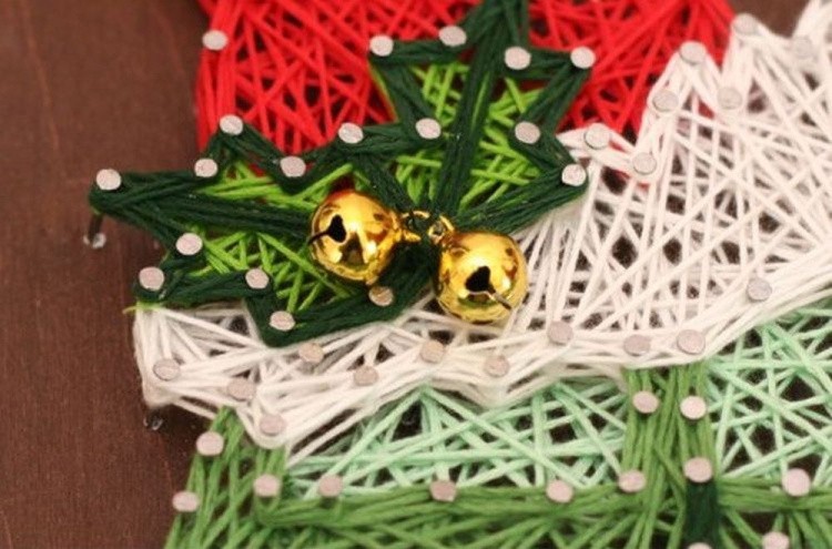 Набор для творчества STRING ART «Новогодняя машинка» — картинка 3