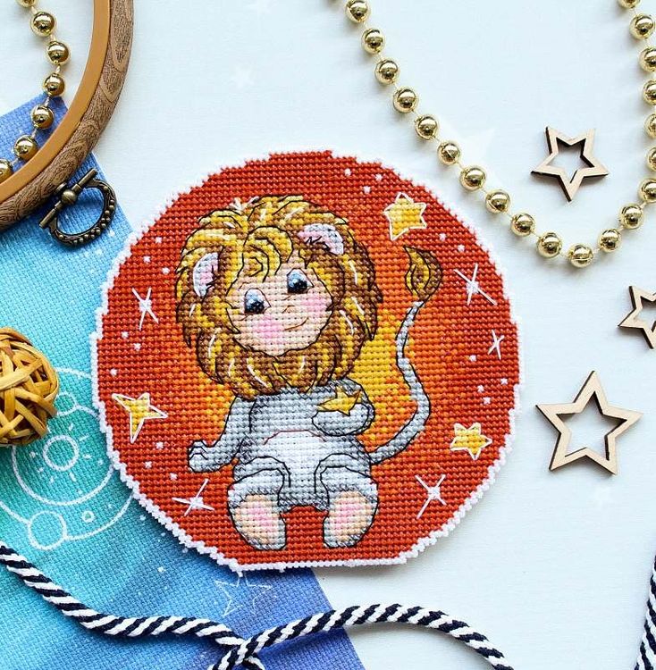 Набор для вышивания «Знаки зодиака. Лев» — картинка 2