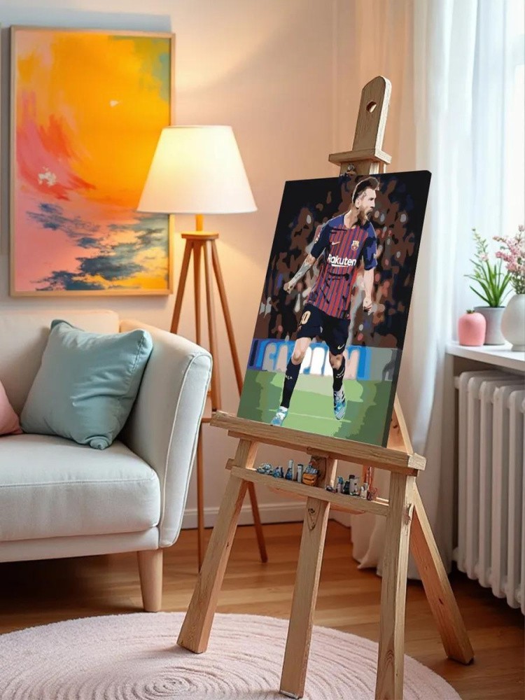Картина по номерам «Лионель Месси» — картинка 9