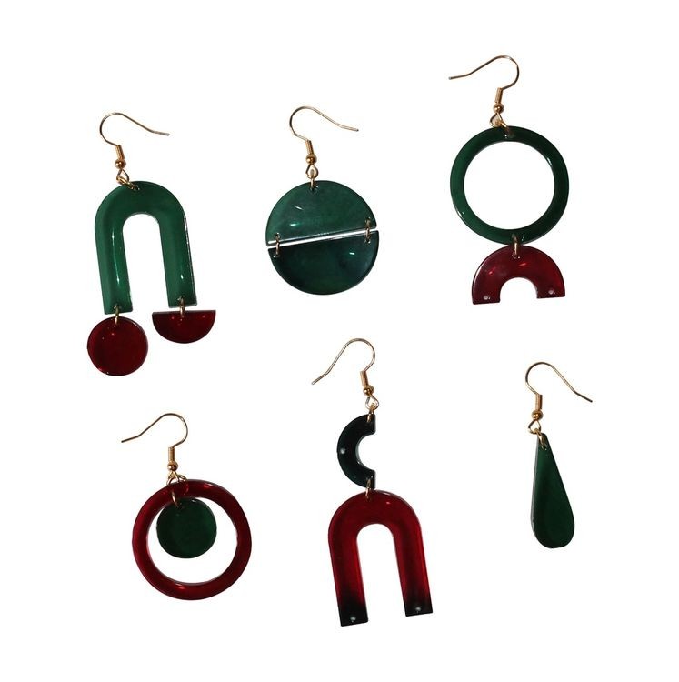 Набор для создания украшений из эпоксидной смолы «Серьги #5», FancyOn — картинка 2