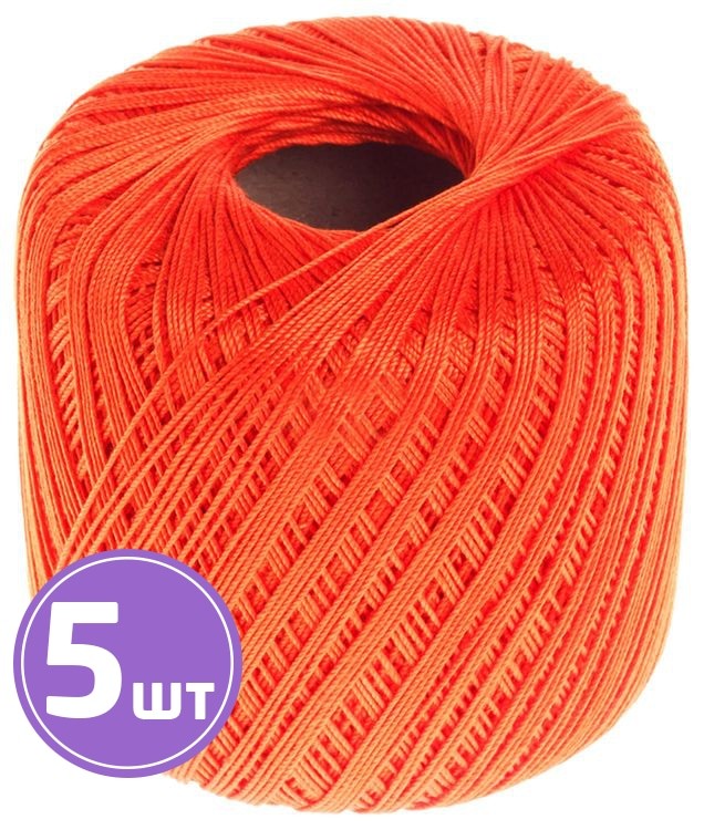 Пряжа YarnArt Violet (5535), морковный, 5 шт. по 50 г