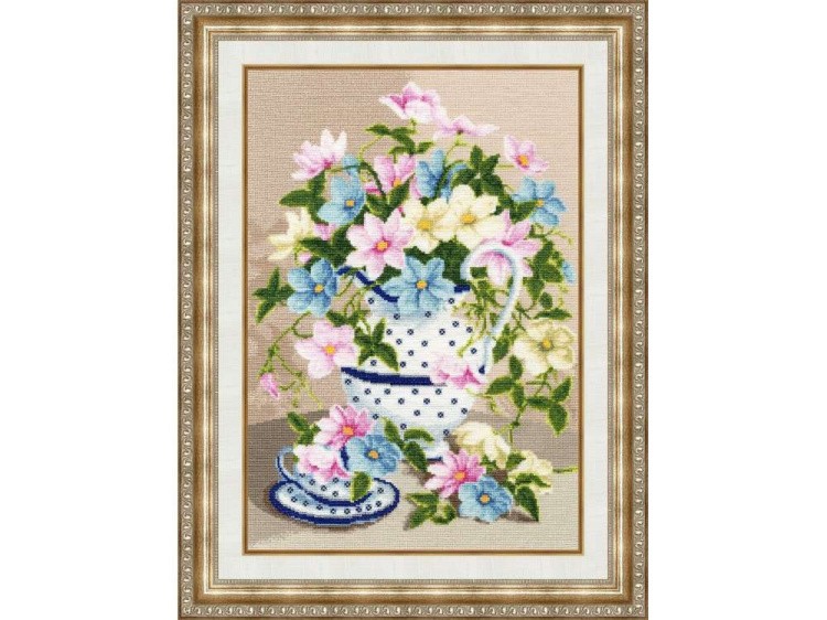 Набор для вышивания «Нежные клематисы» — картинка 2