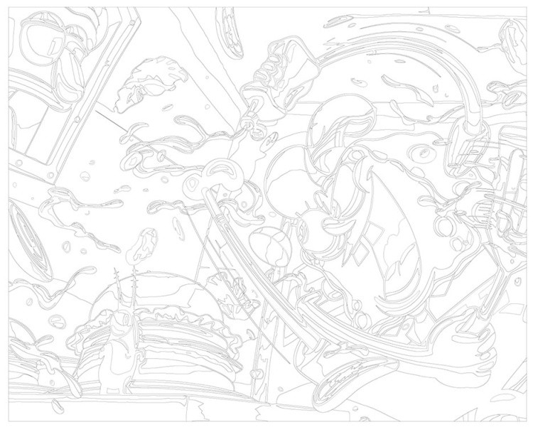 Картина по номерам «Губка Спанч Боб готовит крабсбургеры 2» — картинка 3
