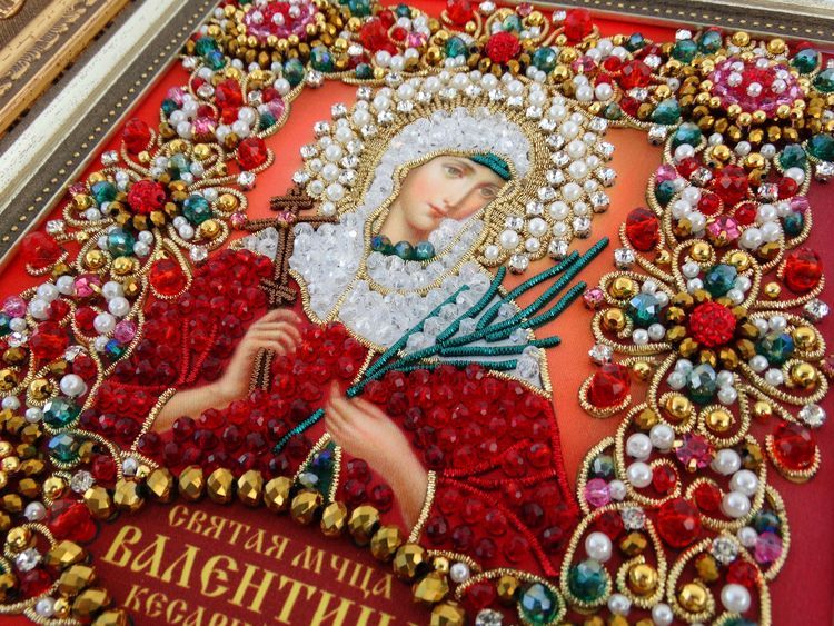 Набор вышивки хрустальными камнями «Святая Валентина» — картинка 7