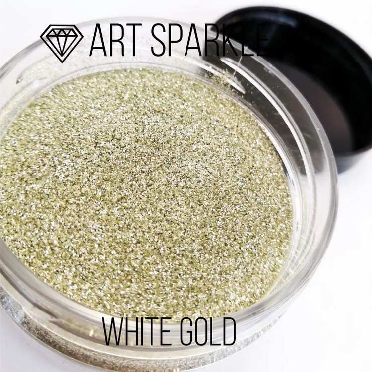 Глиттер мелкий White Gold, 50 г, Craftsmen.store — картинка 2