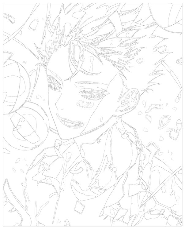 Картина по номерам «Аниме Волейбол Haikyu: Юу Нишиноя» — картинка 3