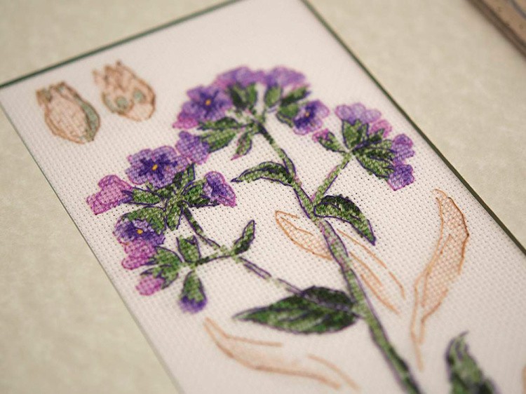 Набор для вышивания «Пульмонария» — картинка 4