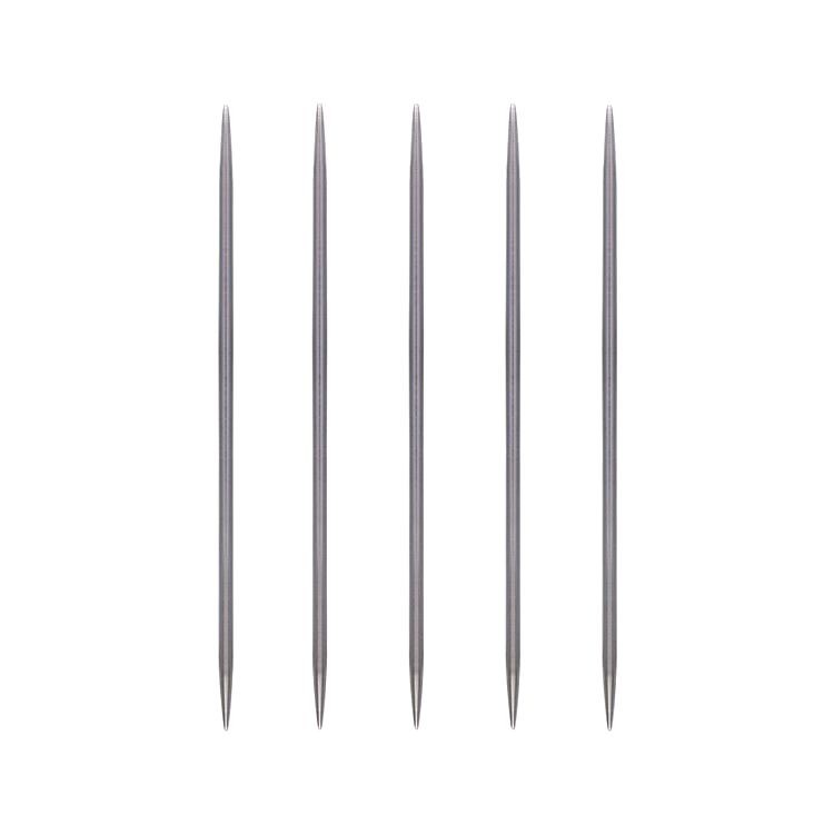 Спицы чулочные под никель, 5-ти компл., 15 см, сталь, 3,5 мм, Gamma — картинка 2