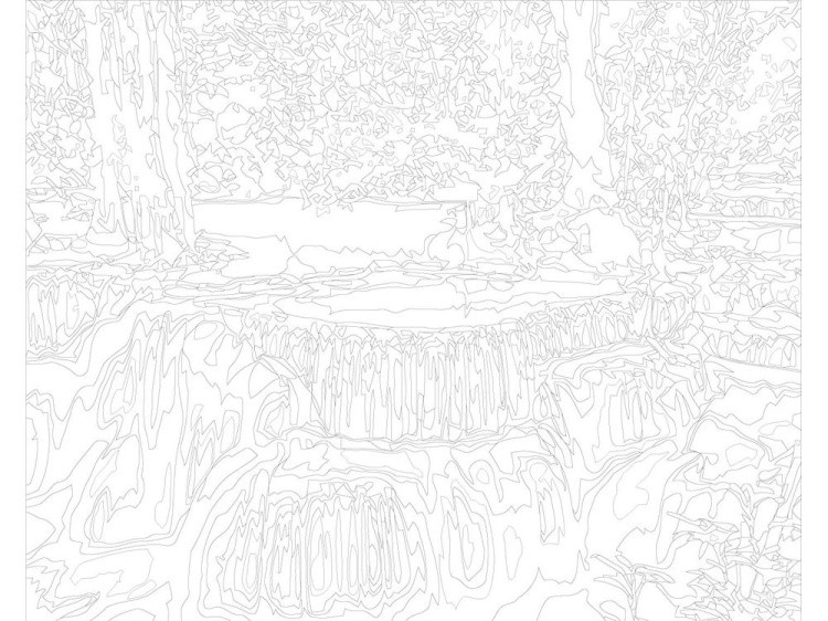 Картина по номерам «Водопад» — картинка 3