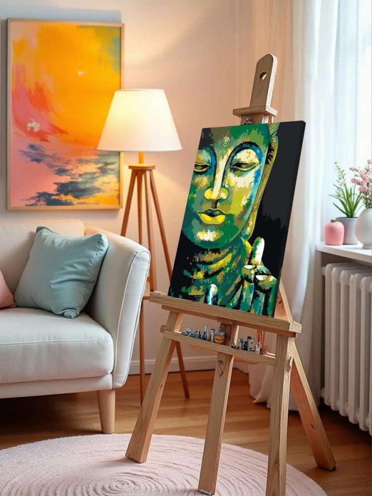 Картина по номерам «Будда 3» — картинка 9