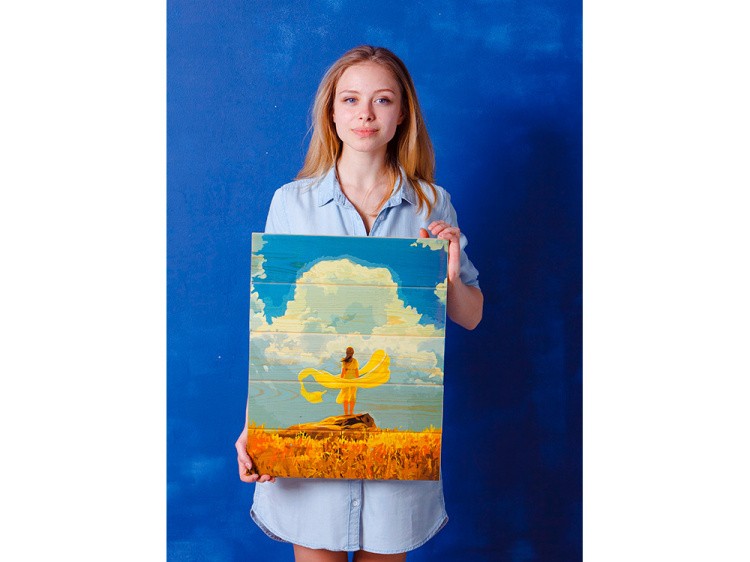 Картина по номерам по дереву Dali «Утро, А. Чебоха» — картинка 2