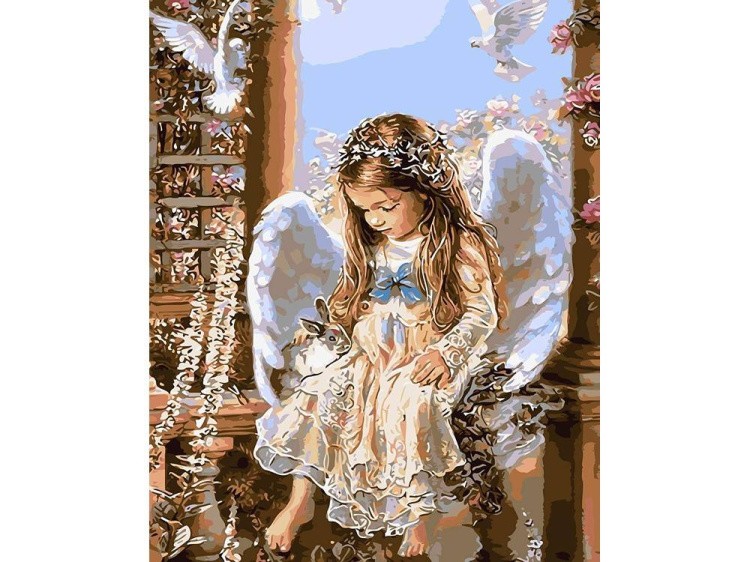 Алмазная вышивка «Ждущий ангел»