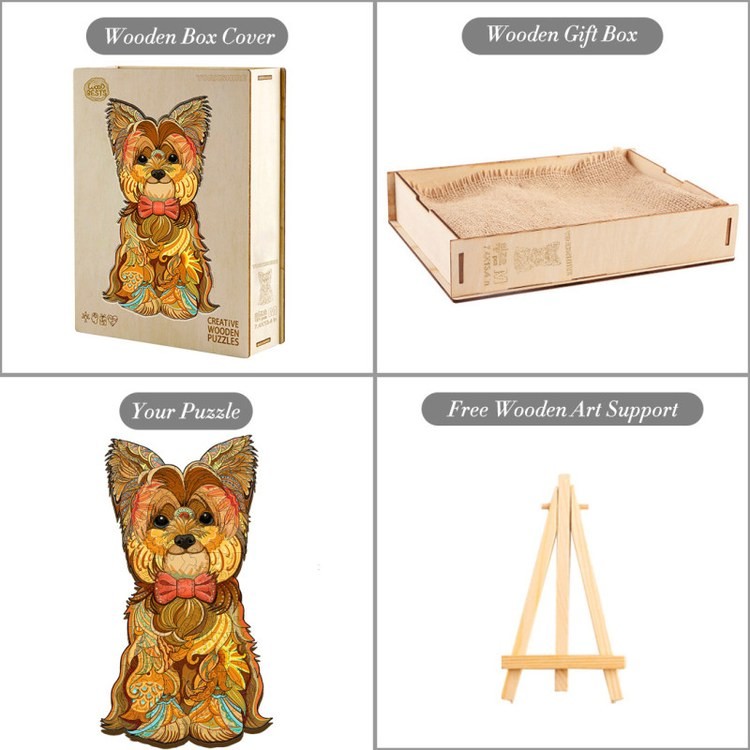 Деревянные пазлы «Йоркширский Терьер S», Woodbests — картинка 6