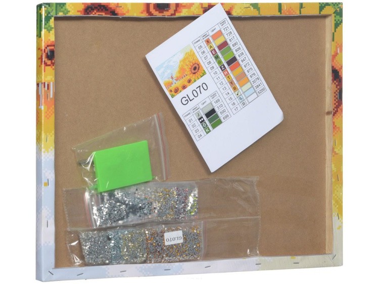 Алмазная вышивка «Подсолнухи» — картинка 3