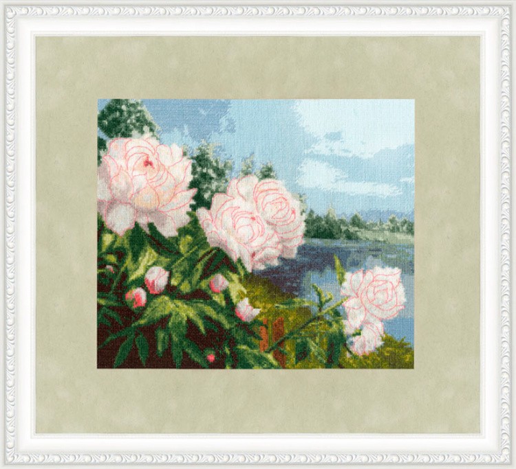 Набор для вышивания «Цветущие пионы» — картинка 2
