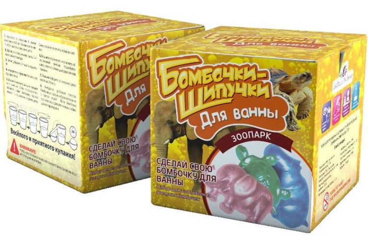 Набор бомбочки-шипучки для ванны «Зоопарк» — картинка 2