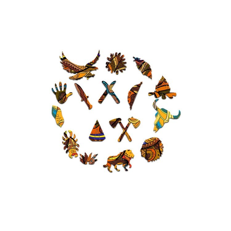 Деревянные пазлы «Царь Зверей XL», Woodbests — картинка 4