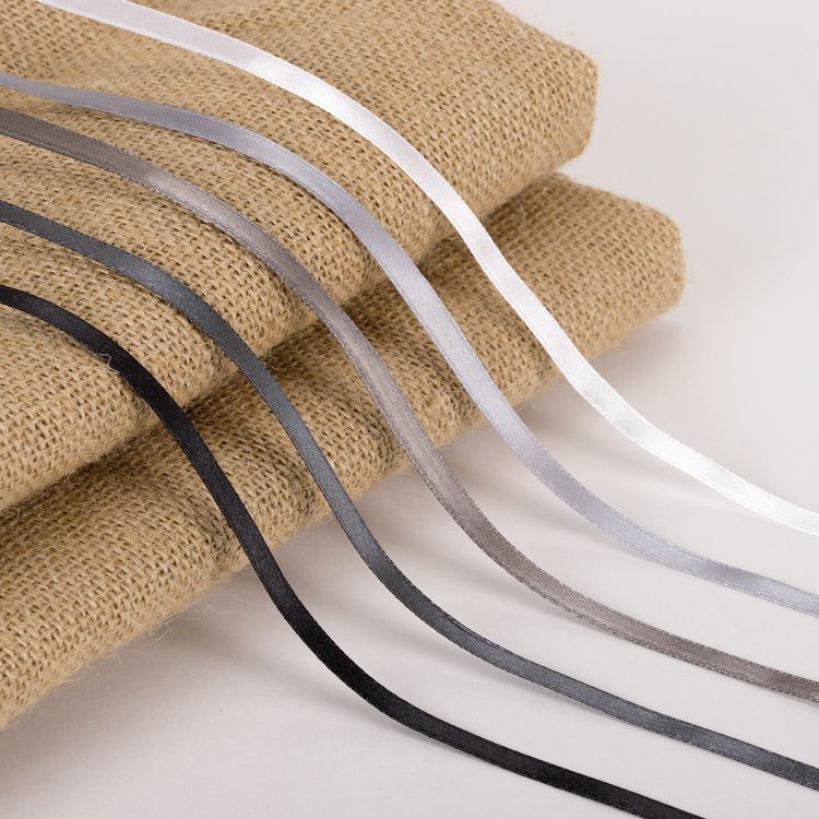 Лента атласная, ширина 6 мм, серый спектр, набор 5 цветов по 23 м, Brauberg — картинка 3