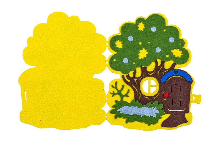 Развивающая игра из фетра «Белкин дом» — картинка 4