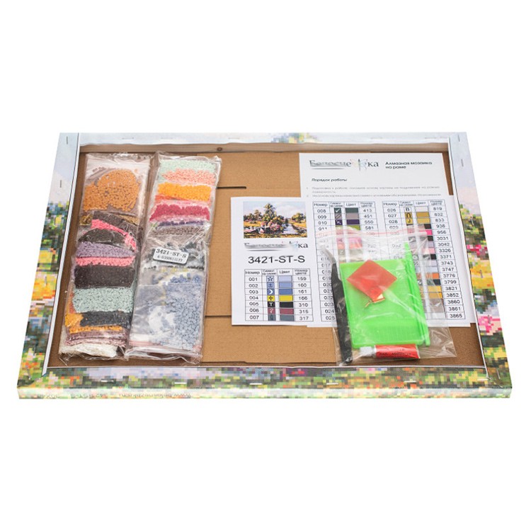 Алмазная вышивка «Пионы» — картинка 4